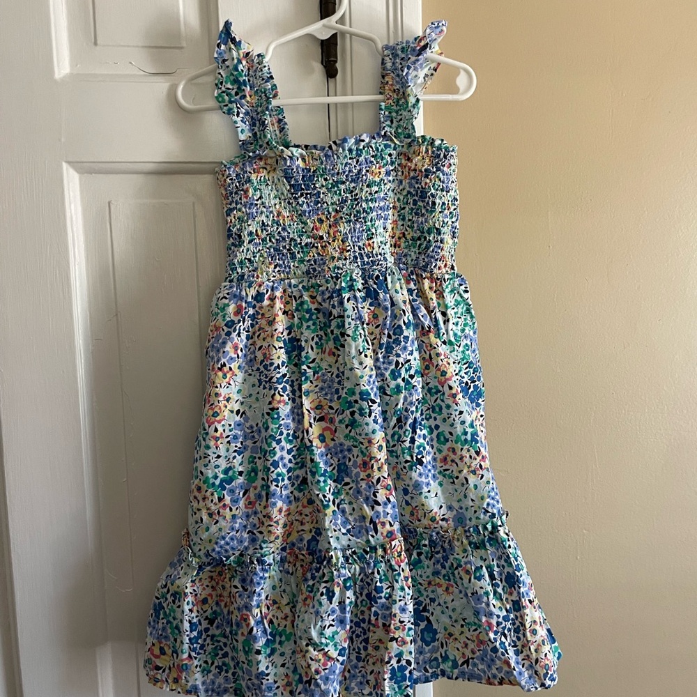 Crewcuts Floral Smocked Tiered Sundress